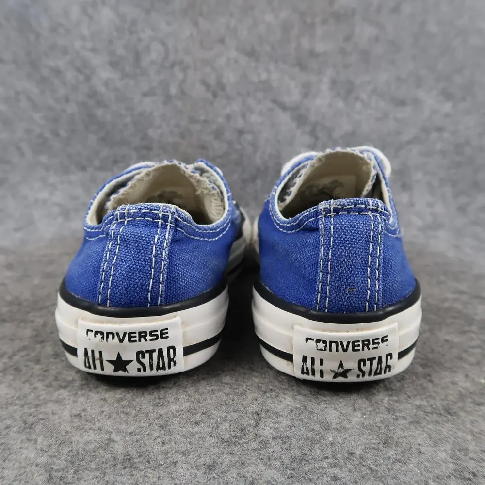 Converse Shoes Youth 11 Sneakers All Star Blue Canvas Lace Up Casual Active Kids
